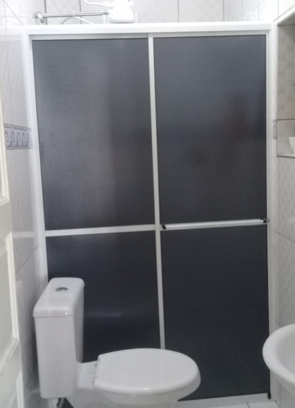 Box de Vidro Frontal para Banheiro Capivari - Box de Vidro de Canto para Banheiro
