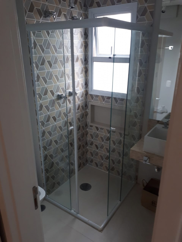 Box de Vidro Temperado Banheiro Cerâmica - Box de Vidro Elegance para Banheiro
