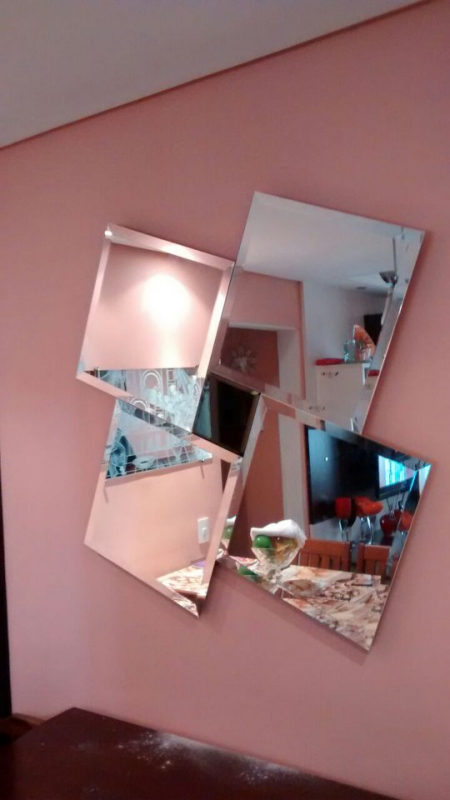 Espelho com Bisotê Jardim Telma - Espelho para Sala