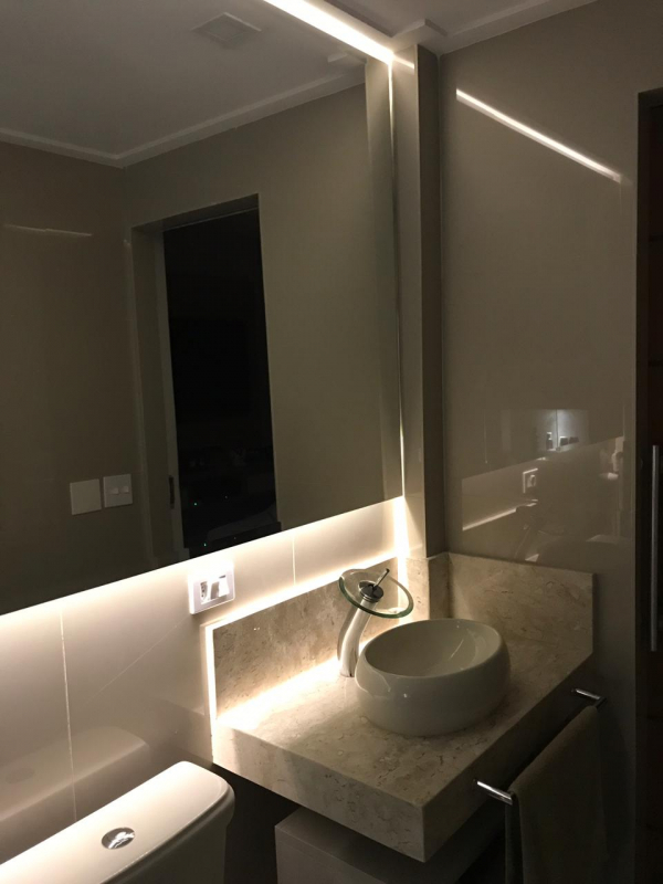 Onde Comprar Espelho com Led Manutenção em Geral Riacho Grande - Espelho para Banheiro