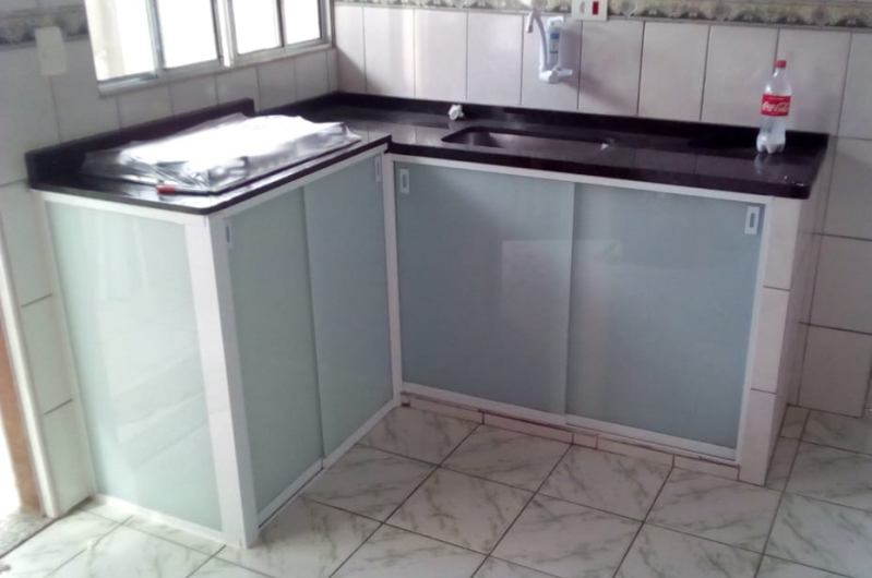 Orçamento de Box para Pia de Cozinha Pinheirinho - Box de Vidro para Cozinha de Apartamento