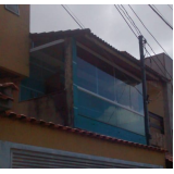 fechamento sacada de vidro preços Vila Magini